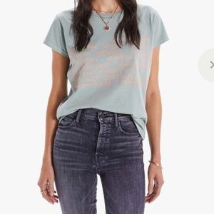 NWT Mother Denim plant whisperer boxy tee